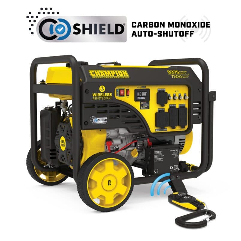 Portable inverter generator — representative photo.